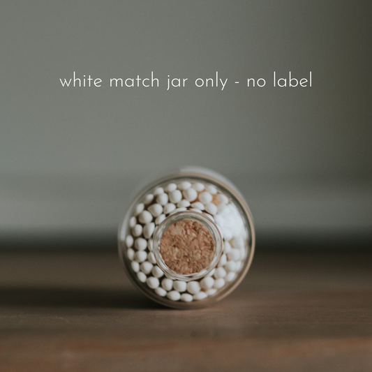Apothecary Matches: Unlabelled: White