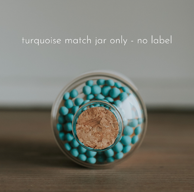 Apothecary Matches: Unlabelled: Turquoise